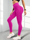 High Waist Seamless Yoga Tight Pants,Solid Color Fitness Workout Leggings,Women's Activewear