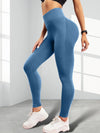 High Waist Seamless Yoga Tight Pants,Solid Color Fitness Workout Leggings,Women's Activewear